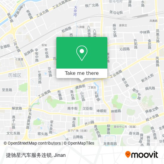捷驰星汽车服务连锁 map