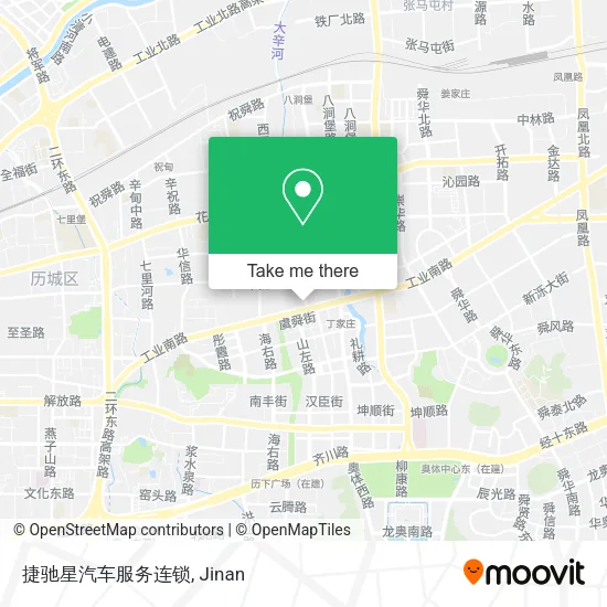 捷驰星汽车服务连锁 map