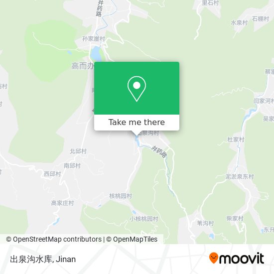 出泉沟水库 map