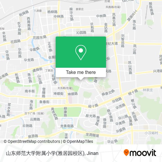 山东师范大学附属小学(雅居园校区) map