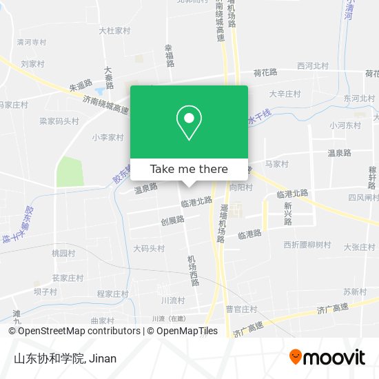 山东协和学院 map