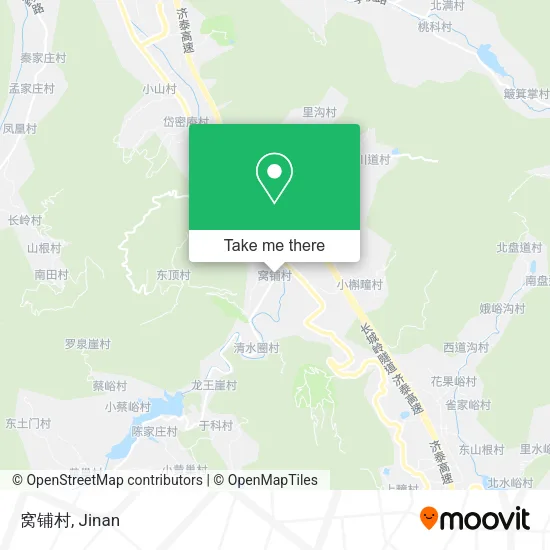窝铺村 map