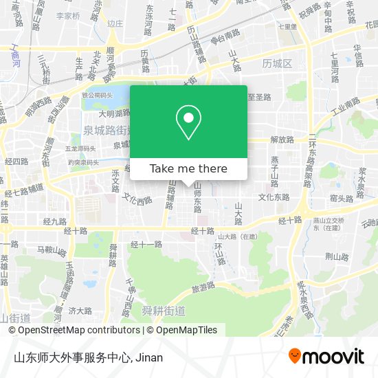 山东师大外事服务中心 map