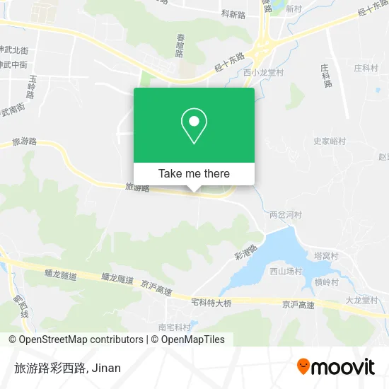旅游路彩西路 map