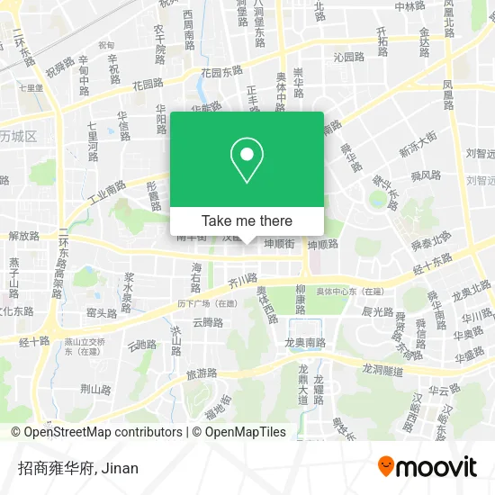 招商雍华府 map