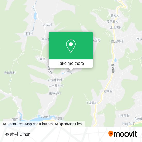 槲疃村 map