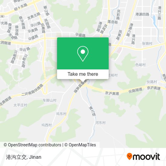 港沟立交 map