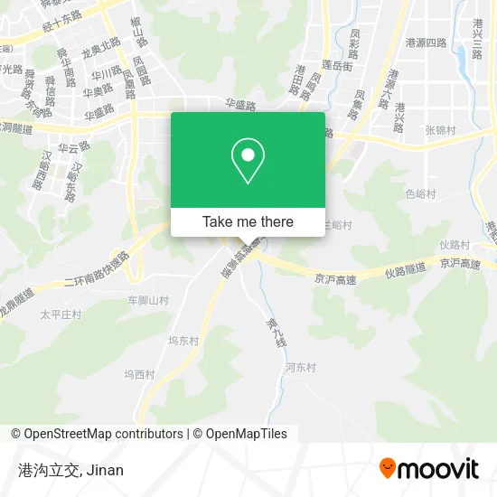 港沟立交 map
