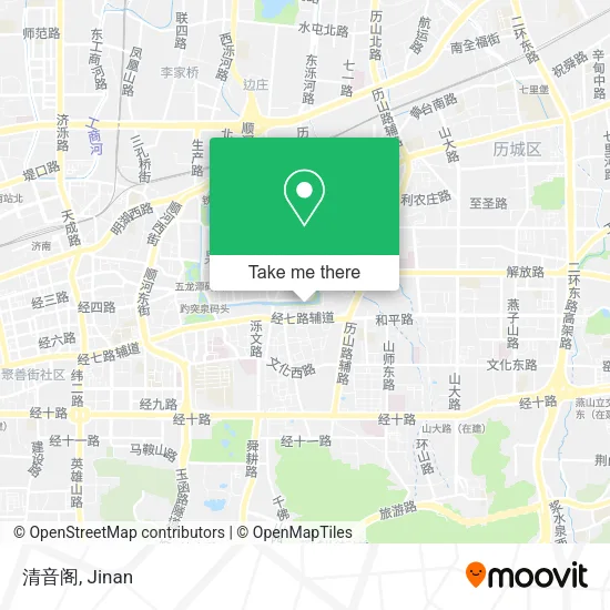 清音阁 map