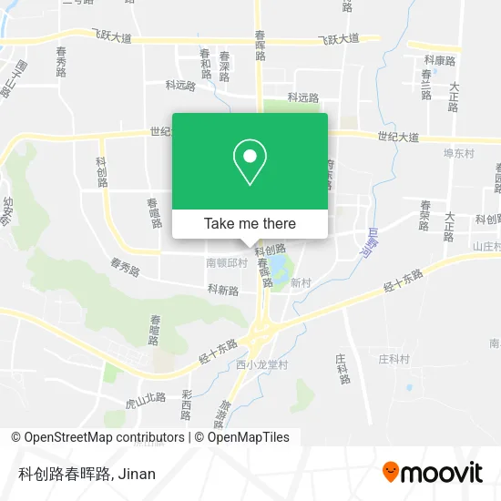 科创路春晖路 map
