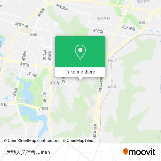 后勤人员宿舍 map