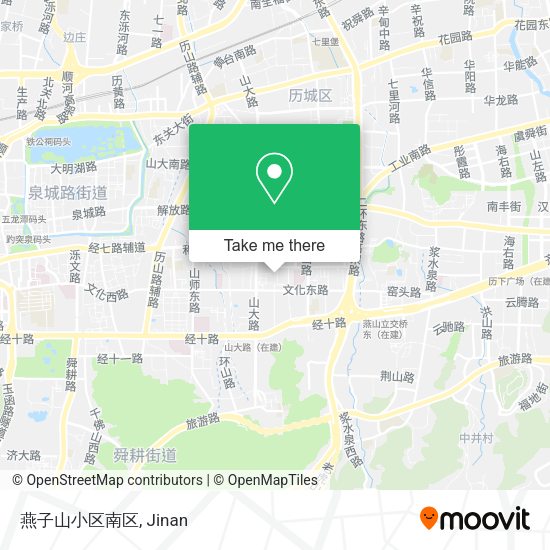 燕子山小区南区 map