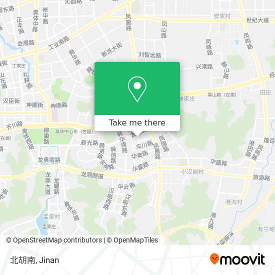 北胡南 map