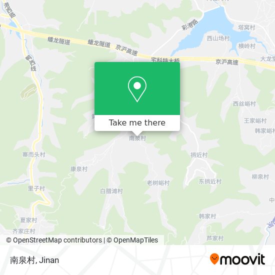 南泉村 map