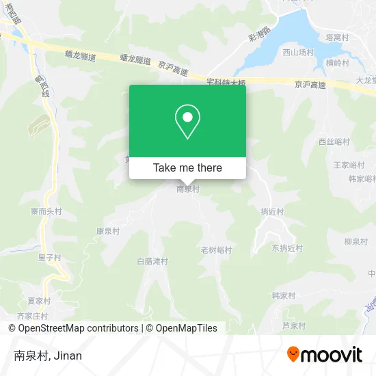 南泉村 map