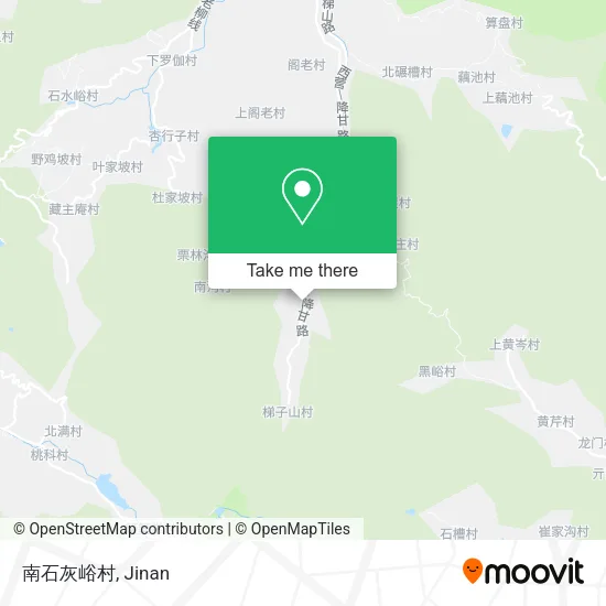 南石灰峪村 map