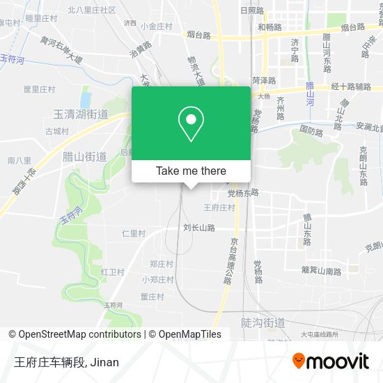 王府庄车辆段 map