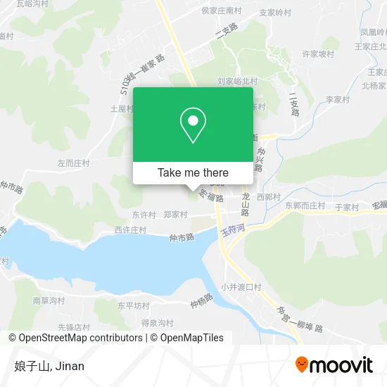 娘子山 map
