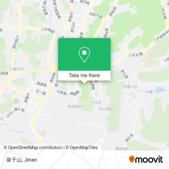 泉子山 map