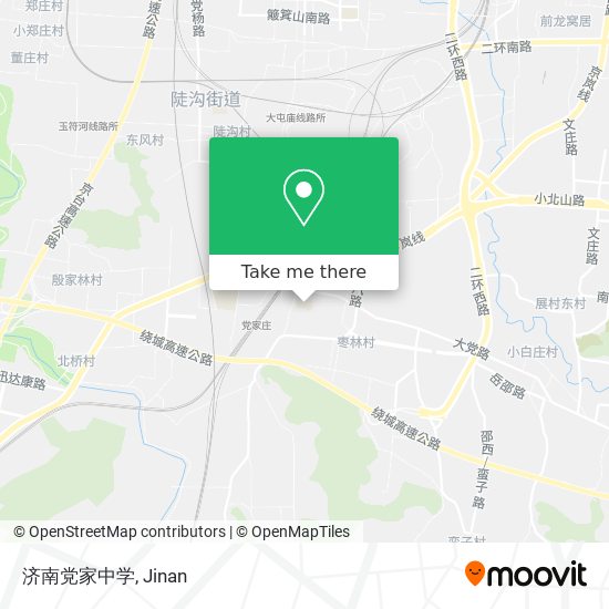 济南党家中学 map