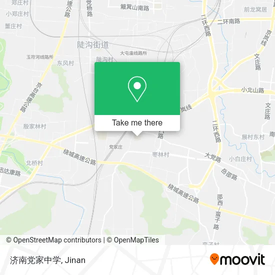 济南党家中学 map