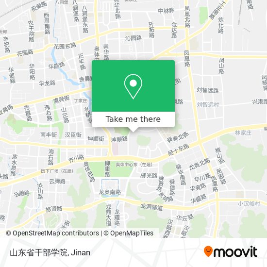 山东省干部学院 map