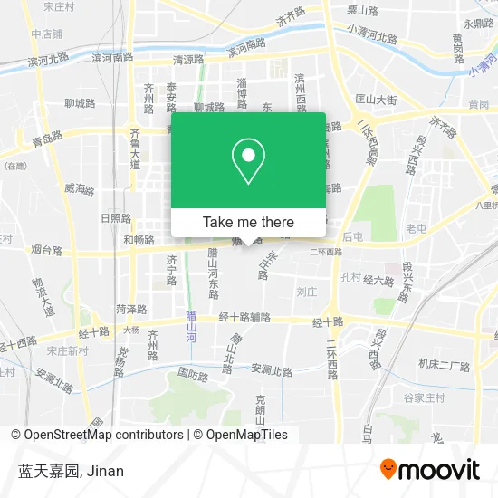蓝天嘉园 map