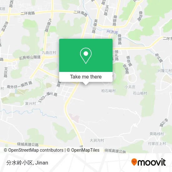 分水岭小区 map