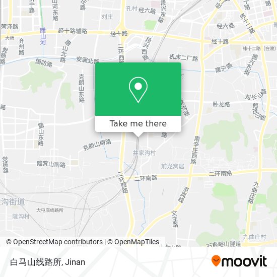 白马山线路所 map