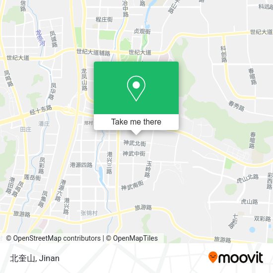 北奎山 map