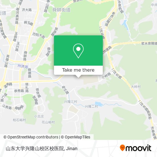 山东大学兴隆山校区校医院 map