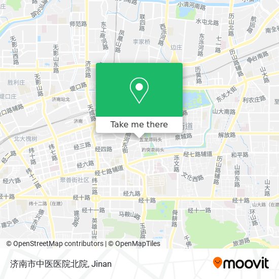 济南市中医医院北院 map