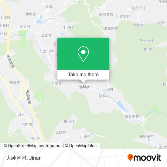 大绰沟村 map