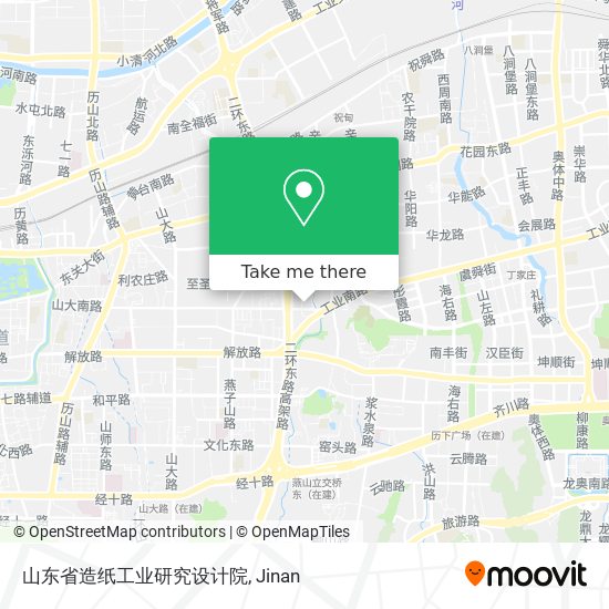 山东省造纸工业研究设计院 map