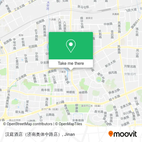 汉庭酒店（济南奥体中路店） map