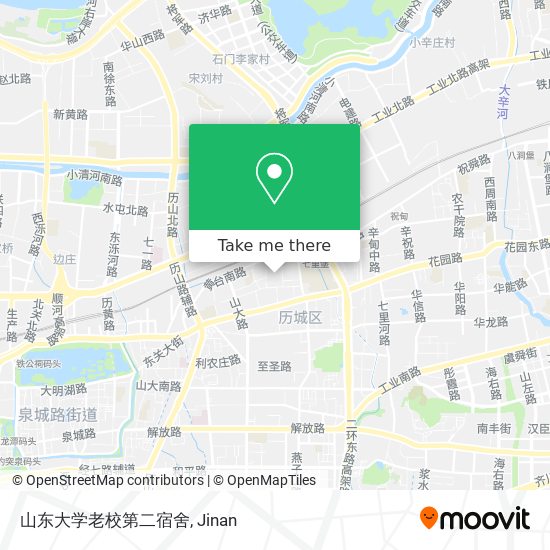 山东大学老校第二宿舍 map