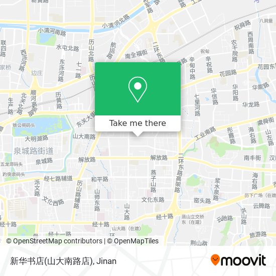 新华书店(山大南路店) map