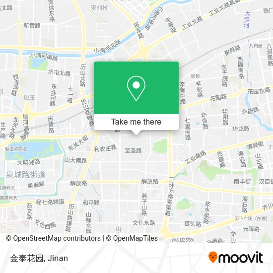 金泰花园 map