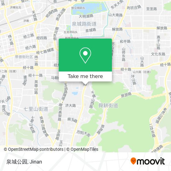 泉城公园 map