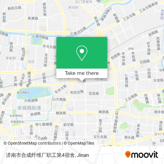 济南市合成纤维厂职工第4宿舍 map