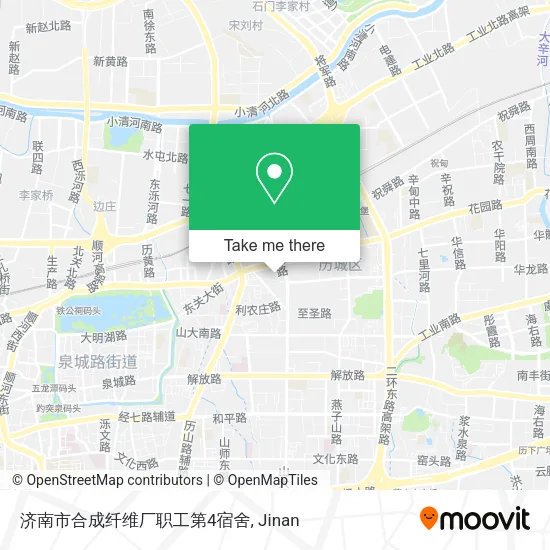 济南市合成纤维厂职工第4宿舍 map
