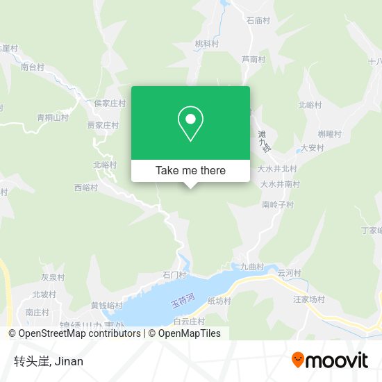 转头崖 map