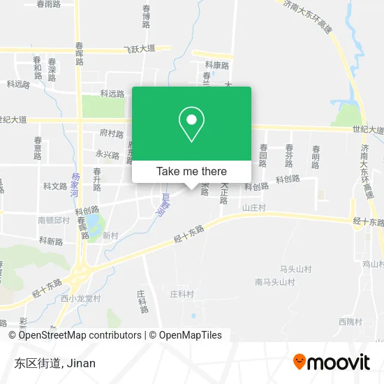 东区街道 map