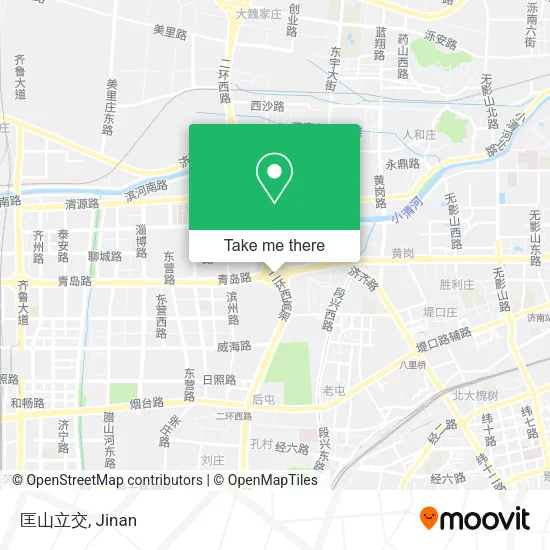 匡山立交 map