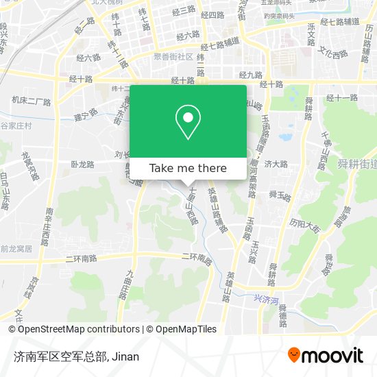 济南军区空军总部 map