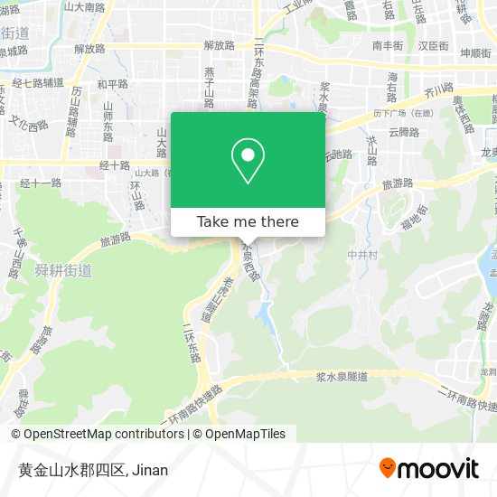 黄金山水郡四区 map