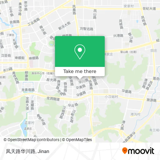 凤天路华川路 map