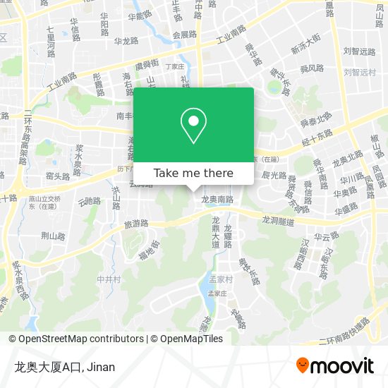 龙奥大厦A口 map