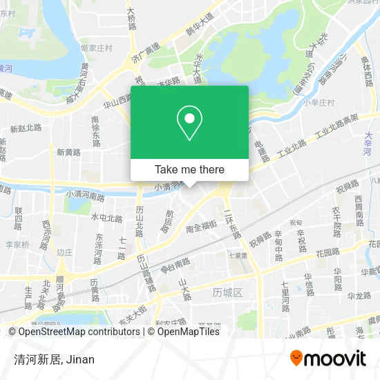 清河新居 map