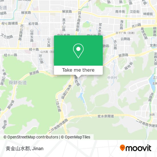 黄金山水郡 map